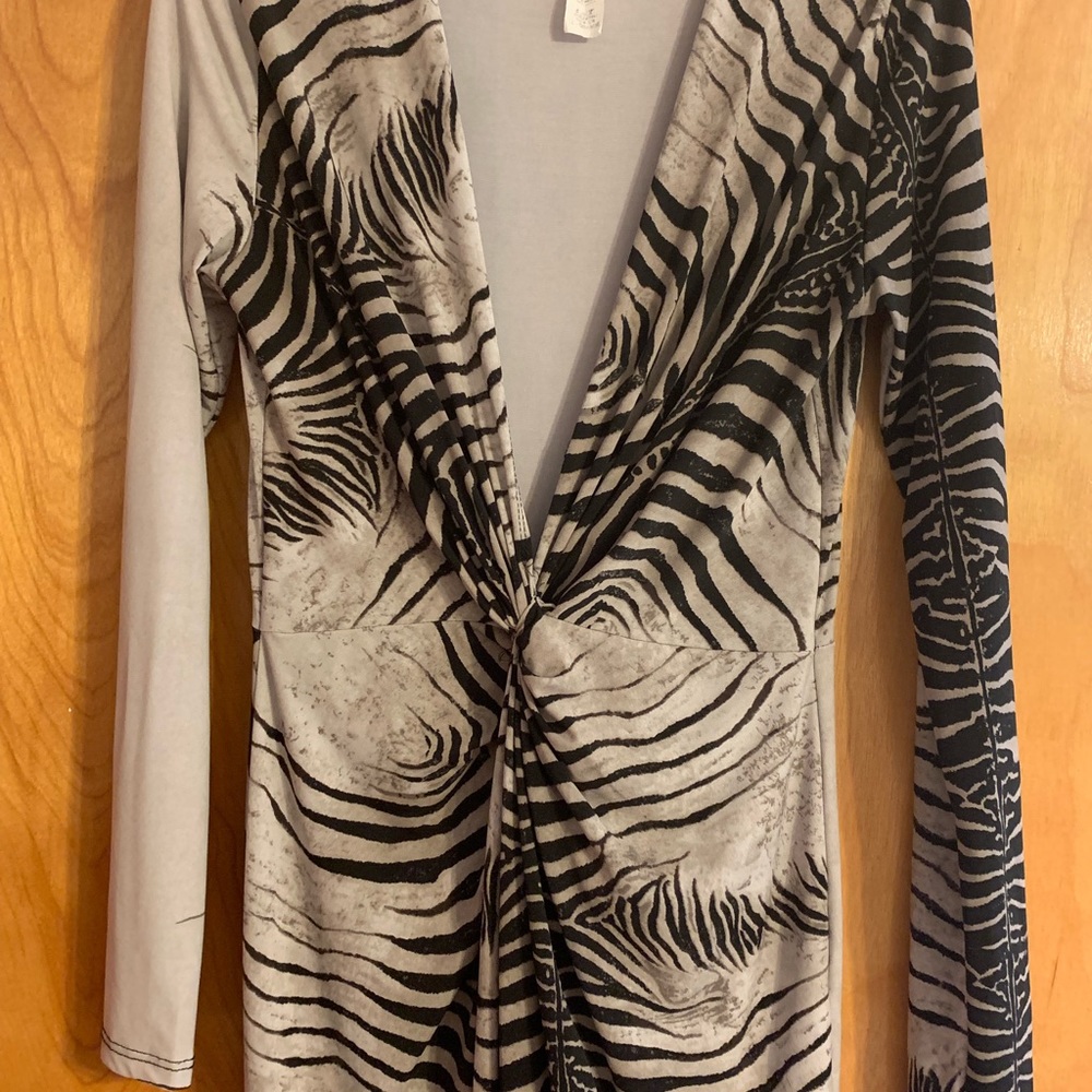 Animal print dress